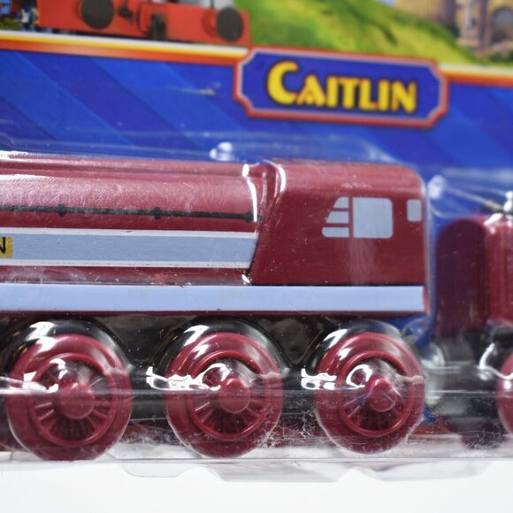 Caitlin & Tender King of the Railway Thomas & Friends Wooden Engine Trains New - Picture 3 of 9